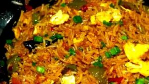 Rice Egg Bhujia Biryani